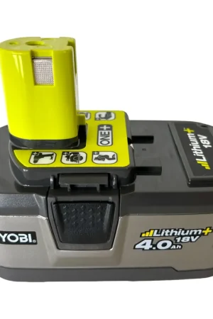 Must-Have Batterie Ryobi RB18L40 18 V 4,0 Ah / 4000 mAh Li-Ion ONE+ (5133001907) avec indicateur de niveau de charge