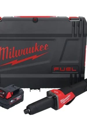 Satisfait Ou Remboursé Meuleuse droite à batterie Milwaukee M18 FDGROVPDB-401X 18 V brushless + 1x batterie 4,0 Ah + boîtier HD - sans chargeur