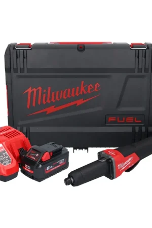 Acheter Direct Meuleuse droite à batterie Milwaukee M18 FDGROVPDB-801X 18 V brushless + 1x batterie 8,0 Ah + chargeur + boîtier HD