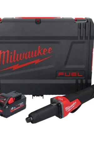 Meuleuse droite à batterie Milwaukee M18 FDGROVPDB-801X 18 V sans balais + 1x batterie 8,0 Ah + boîtier HD - sans chargeur Affaire À Saisir