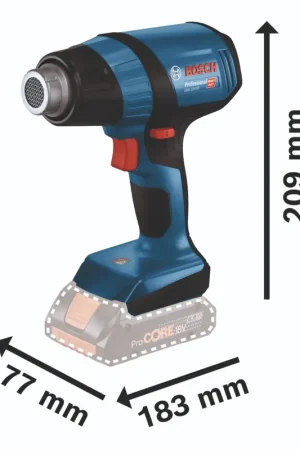 Bosch GHG 18V-50 Professional Pistolet à air chaud sans fil 18 V 300 C / 500 C ( 06012A6500 ) Solo - sans batterie, sans chargeur Soldes