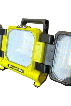 RYOBI RLPH18-215 Panneau lumineux LED hybride 18 V 3000 lm + 2x batteries 1,5 Ah + chargeur Retour Gratuit