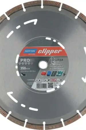Disque à tronçonner diamanté NORTON CLIPPER 4 x 4 Explorer Ø 350 mm alésage 20 mm (4000818803) Meilleure Vente