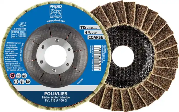 Offre Spéciale PFERD disque dentelé POLIVLIES Ø 115 mm gros grain (4000842601)