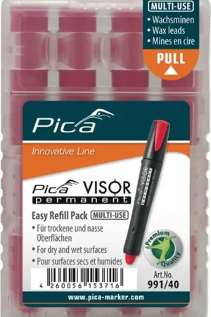 PICA Minenset Visor permanent 4x rouge ( 4000871368 ) Offre Du Jour