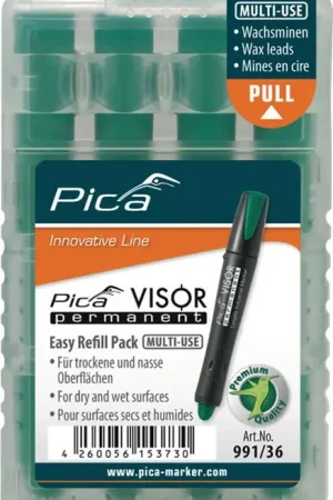 PICA Minenset Visor permanent 4x vert ( 4000871371 ) Expédition Rapide