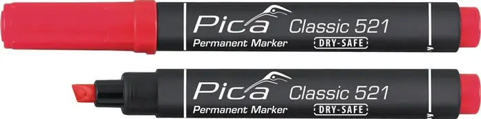 Marqueur permanent PICA Rouge classique (4000871377) Réduction
