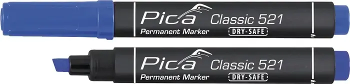 Marqueur permanent PICA Bleu classique (4000871378) Prix Bas