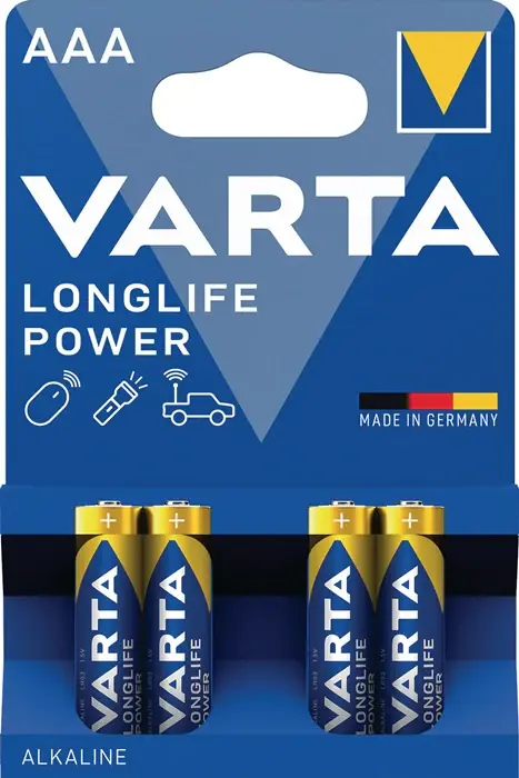VARTA Batterie Longlife Power 1,5 V AAA-AM4-Micro 1240 mAh ( 4000901810 ) Satisfait Ou Remboursé