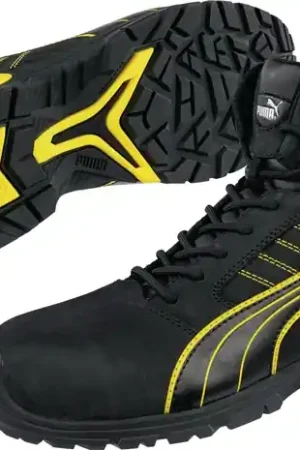 Bottes de sécurité PUMA Amsterdam Mid taille 43 noir/jaune ( 4300700433 ) Meilleure Vente