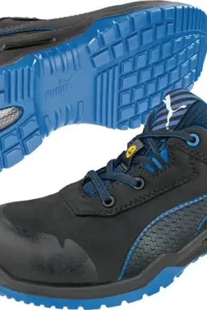 Achat Immédiat PUMA Chaussures de sécurité Argon Blue Low taille 47 noir/bleu ( 4300700447 )