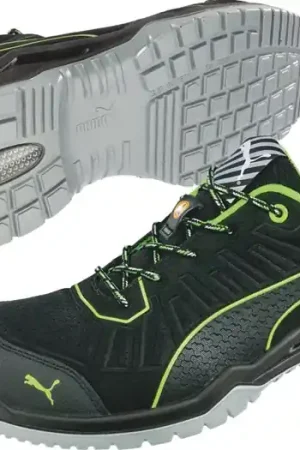Chaussures de sécurité PUMA Fuse TC Green Low Taille 43 noir/vert ( 4300700453 ) Prix Cassé