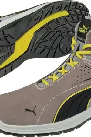 Bon Marché PUMA bottes de sécurité TOURING STONE MID taille 45 pierre (4300700755)