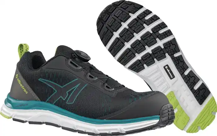 ALBATROS Chaussure de sécurité AER55 IMPULSE LOW Taille 40 noir/bleu ( 4300700840 ) Dernier Modèle