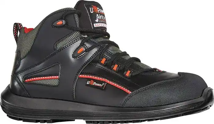 Solde Bottes de sécurité U.POWER Teak taille 45 noir/rouge ( 4720000175 )