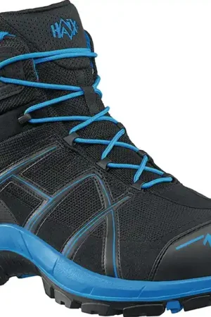 Bottes de sécurité HAIX BE Safety 40.1 Mid taille 6,5 (40) noir/bleu ( 4721000036 ) Offre Limitée