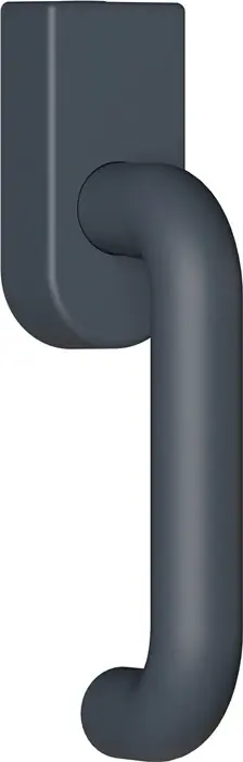 Poignée de fenêtre HEWI 111PBFGA polyamide 92 gris anthracite mat (8000590157) Paiement Sécurisé