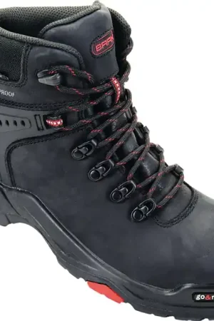 BAAK Bottes de sécurité Bailey taille 43 noir/rouge ( 8000600330 ) Offre Exclusive