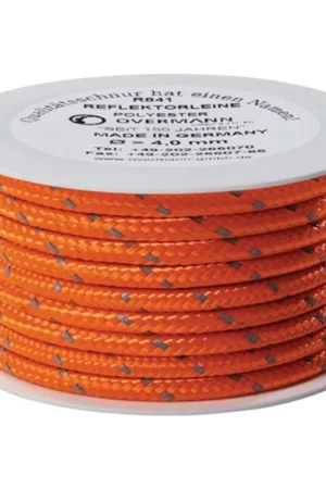 OVERMANN Cordon réfléchissant Safety Reflector longueur 100 m D. 2 mm ( 4000816633 ) Jusqu'à Épuisement Des Stocks