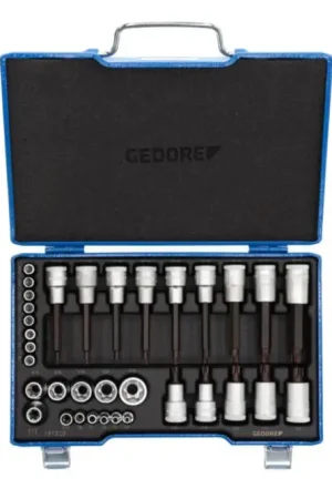 GEDORE Jeu de clés à douille 19 TX 20 34 pièces ( 4000821554 ) Affaire À Saisir