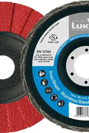 Prix Bas LUKAS Disque à lamelles V2 POWER CER D. 125 mm granulation 40 plat ( 4000840349 )