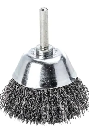 LESSMANN Brosse boisseau D. 50 mm tige 6 mm épaisseur fil 0,3 mm ( 4000840765 ) Quantité Limitée