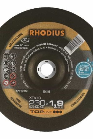 RHODIUS Disque à tronçonner XT10 D230x1,9mm à moyeu déporté ( 4000841297 ) Meilleur Prix