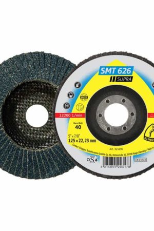 KLINGSPOR Disque à lamelles SMT 626 Supra D. 115 mm granulation 60 6 degr. conique ( 4000842836 ) Offre Exclusive
