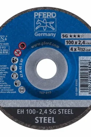 PFERD Disque à tronçonner SG STEEL D230x2,9mm coudée ( 4000843075 ) Authentique