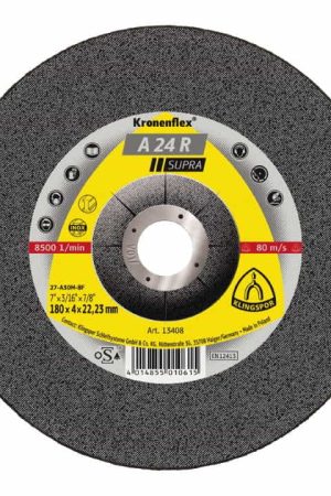 Seulement Aujourd'hui KLINGSPOR Meule à ébarber A 24 R Supra D125xép.4 mm ( 4000843446 )