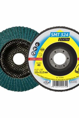 Achetez Aujourd'hui KLINGSPOR Disque à lamelles SMT 324 Extra D. 125 mm granulation 40 plat ( 4000843641 )