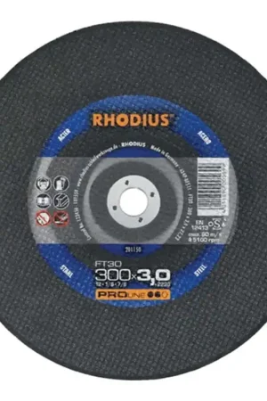 Prix Cassé RHODIUS Disque à tronçonner FT 30 300 x 3,0 x 20,0mm ( 4000843835 )