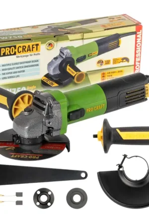 Procraft PW750 Meuleuse d'angle 750 watts 125 mm Commander Maintenant
