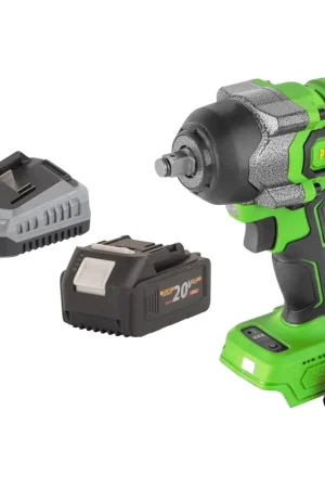 Offre Du Jour Procraft PWA36bb Clé à choc sans fil 20 V 850 Nm 1/2" Brushless + 1x batterie 4,0 Ah + chargeur