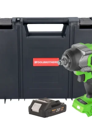 Petit Prix Procraft PWA36bb Clé à choc sans fil 20 V 850 Nm 1/2" Brushless + 1x batterie 2,0 Ah + RHINO Toolcase - sans chargeur