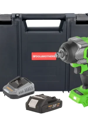Procraft PWA36bb Clé à choc sans fil 20 V 850 Nm 1/2" Brushless + 1x batterie 2,0 Ah + chargeur + RHINO Toolcase Soldes