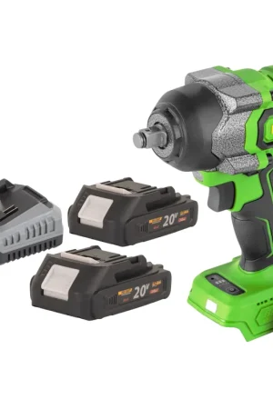 Authentique Procraft PWA36bb Clé à choc sans fil 20 V 850 Nm 1/2" Brushless + 2x batterie 2,0 Ah + chargeur
