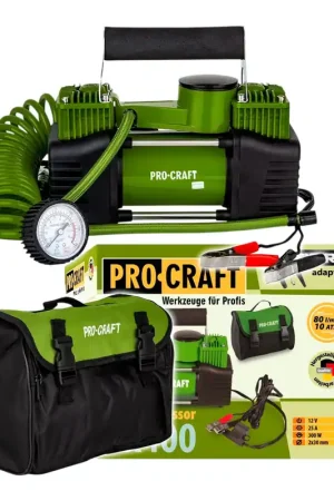 Compresseur d'air Procraft LK400 10 bar avec raccord 12 V + sac Offre Spéciale