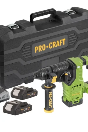 Expédié Aujourd'hui Procraft PHA30-bb-c Marteau perforateur sans fil 20 V 2,8 J SDS plus Brushless + 2x batterie 2,0 Ah + chargeur + coffret