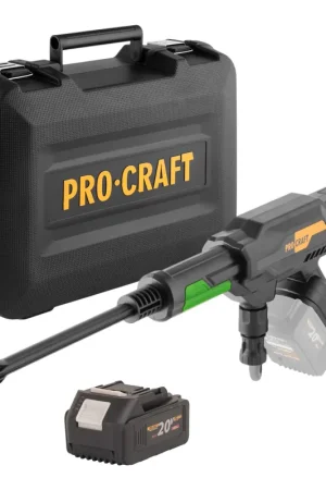 Commande En Gros Procraft CW20bb Akku Nettoyeur haute pression 20 V 30 bar 180 l/h Brushless + 1x batterie 4,0 Ah + valise - sans chargeur