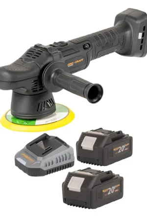 Procraft PM20bb polisseuse sur batterie 20 V 150 mm + 2x batterie 4,0 Ah + chargeur Commande En Gros