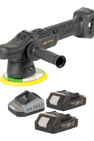 Procraft PM20bb polisseuse sur batterie 20 V 150 mm + 2x batterie 2,0 Ah + chargeur Retour Gratuit