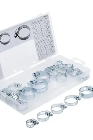 ASSORTIMENT DE 25 COLLIERS DE SERRAGE POUR DURITES - TYPE SERFLEX Commande En Gros
