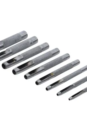 JEU DE 9 EMPORTE PIECES RONDS 2,5 - 10 mm, POINCONS DE DECOUPE JOINTS Quantité Limitée