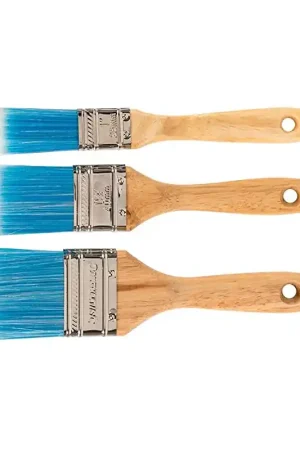 Prix Choc LOT DE 3 PINCEAUX EN SOIES SYNTHETIQUES DE 25, 40 et 50 mm