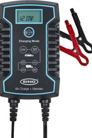 CHARGEUR DE BATTERIE AUTOMATIQUE 12/24V CAMPING CAR, STOP AND START Acheter Direct