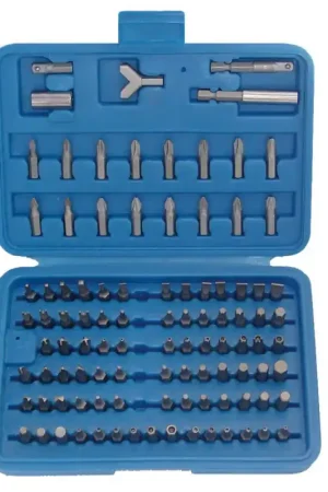 Prix Bas COFFRET DE 95 EMBOUTS SPECIAUX POUR PERCEUSES VISSEUSES AVEC ADAPTATEURS