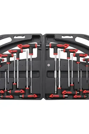 Commander Maintenant 16 TOURNEVIS POIGNEES CLES MALES EN T - TORX/RESISTORX T10/T50 - 6 PANS 2/10 MM