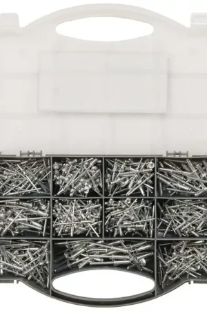 COFFRET ASSORTIMENT DE 650 RIVETS DE 3.2 à 4.8 mm Nouvel Arrivage