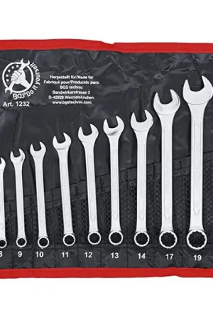 Acheter En Ligne JEU DE 12 CLES MIXTES OEIL PLATE DE 6 A 22 mm QUALITE FINITION BGS DIY